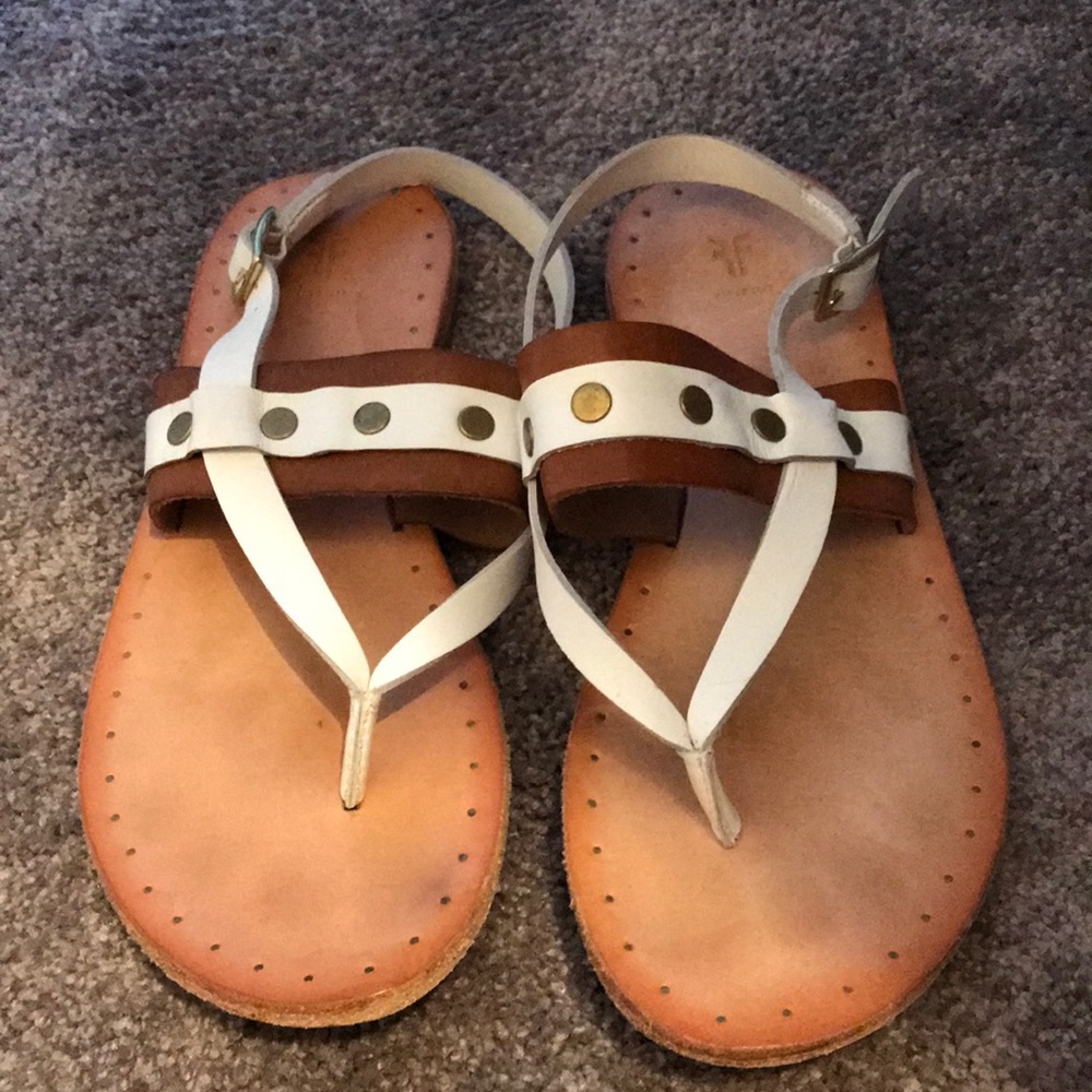 Frye sandals.